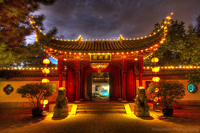 Ansermoz photography chinese door hdr