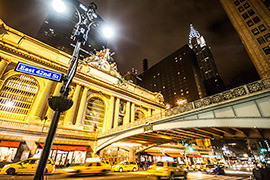 New york city 42nd street night small