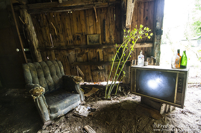 Maison abandonnée au Québec