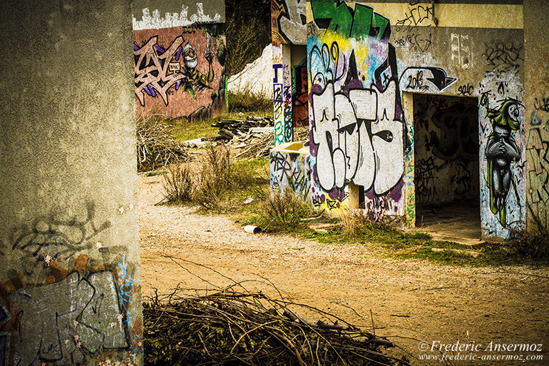 The abandoned factory of Canet in Herault (France)