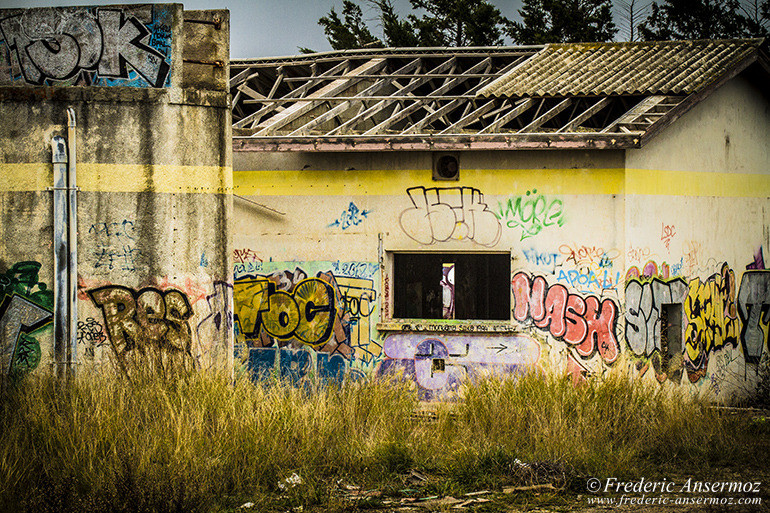 The abandoned factory of Canet in Herault (France) The abandoned factory of Canet in Herault (France)