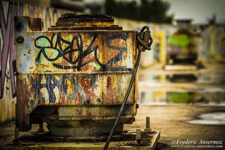 L’usine abandonnée de Canet dans l’Hérault (France)