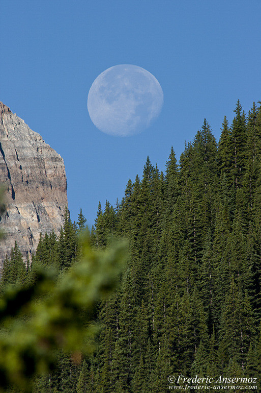 Moon rising