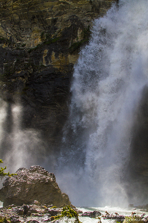 Rockies waterfall