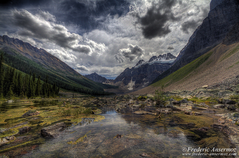 Consolation lake alberta hdr