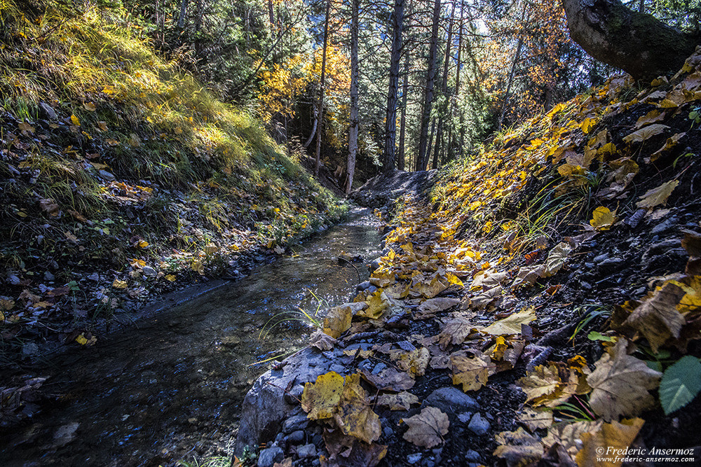 Randonnée au Bisse du Torrent Neuf (Bisse de Savièse), Valais, Suisse