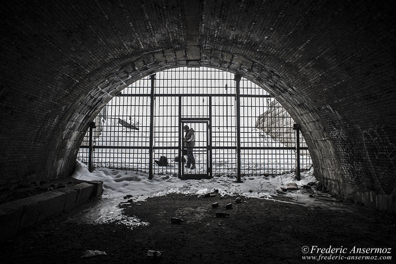 Le tunnel abandonné Brock de Montréal, tunnel Beaudry Le tunnel abandonné Brock de Montréal, tunnel Beaudry
