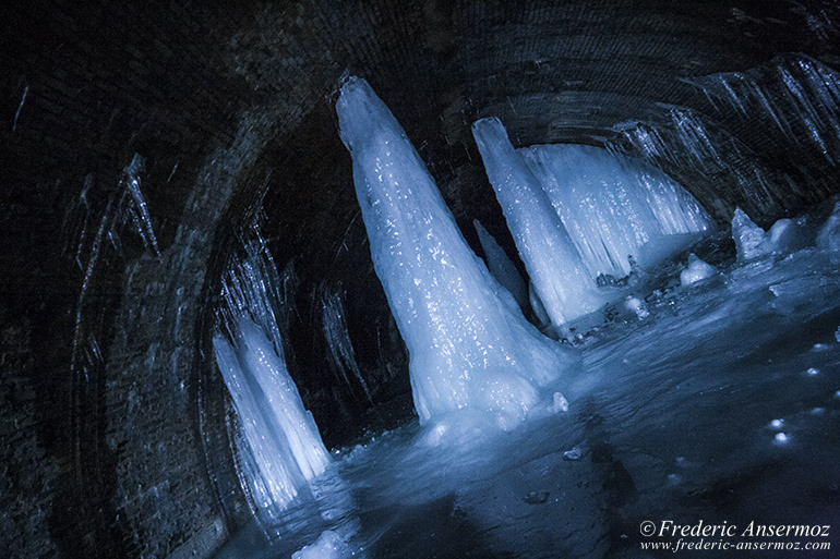 The abandoned Brock tunnel of Montreal, tunnel Beaudry,