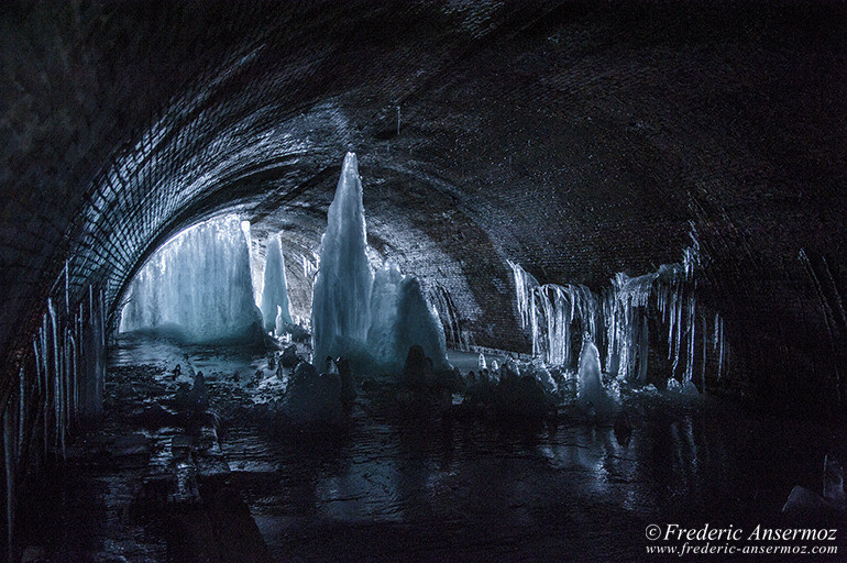 The abandoned Brock tunnel of Montreal, tunnel Beaudry,