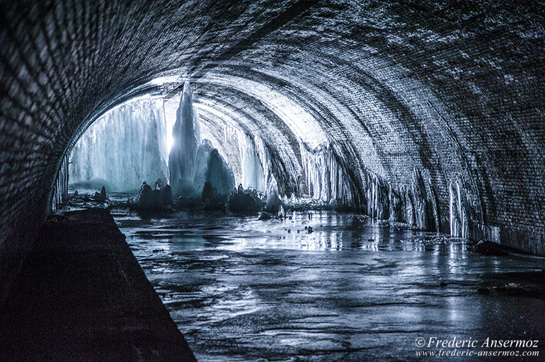 Le tunnel abandonné Brock de Montréal, tunnel Beaudry Le tunnel abandonné Brock de Montréal, tunnel Beaudry