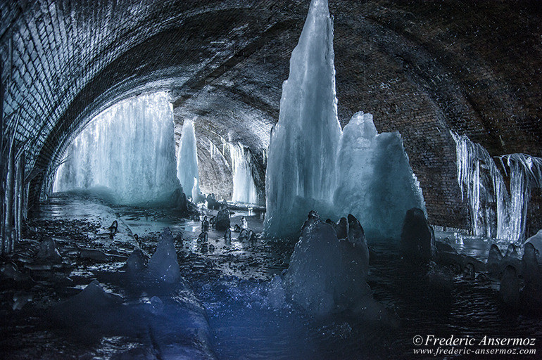 The abandoned Brock tunnel of Montreal, tunnel Beaudry,