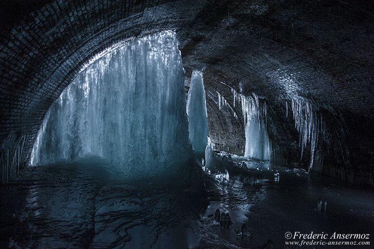 The abandoned Brock tunnel of Montreal, tunnel Beaudry,