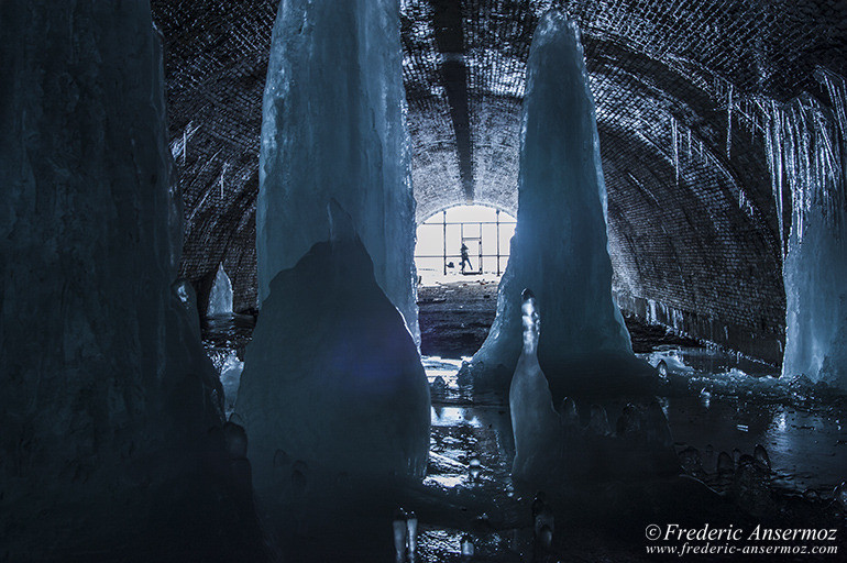 The abandoned Brock tunnel of Montreal, tunnel Beaudry,