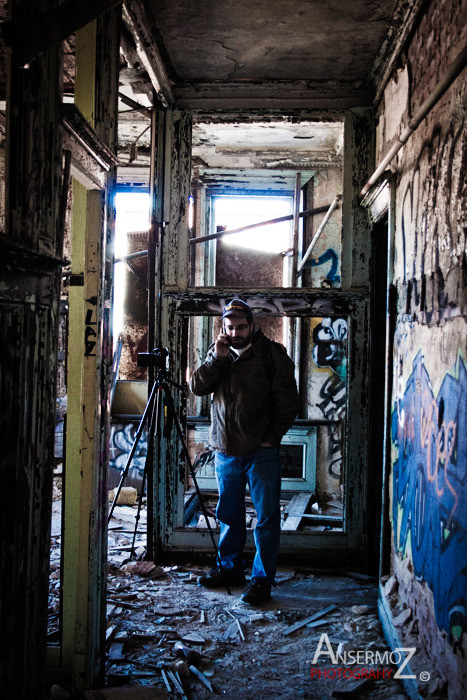 Urban exploration in the Canadian Malting Plant, abandoned factory in Montreal