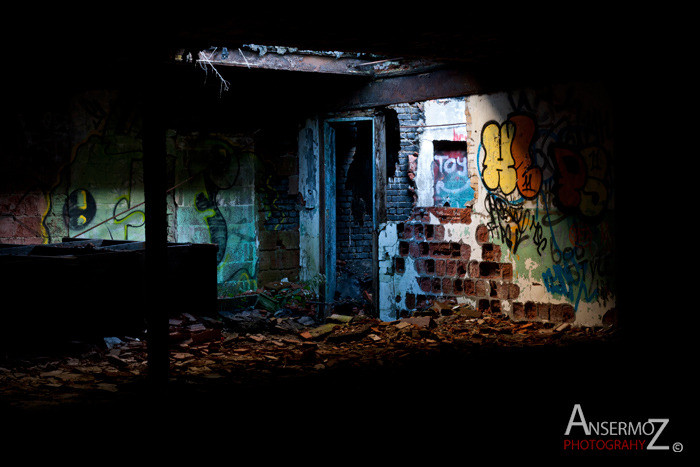 Urban exploration in the Canadian Malting Plant, abandoned factory in Montreal