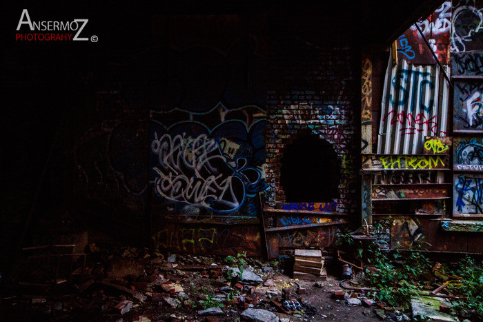 Urban exploration in the Canadian Malting Plant, abandoned factory in Montreal