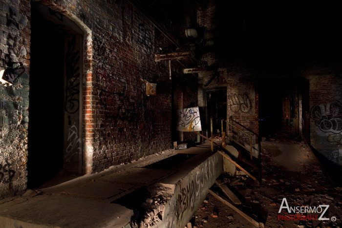 Urban exploration in the Canadian Malting Plant, abandoned factory in Montreal