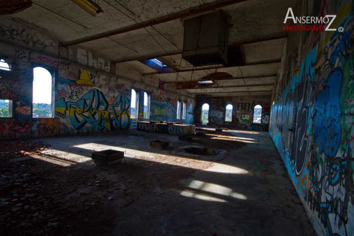 Urban exploration in the Canadian Malting Plant, abandoned factory in Montreal