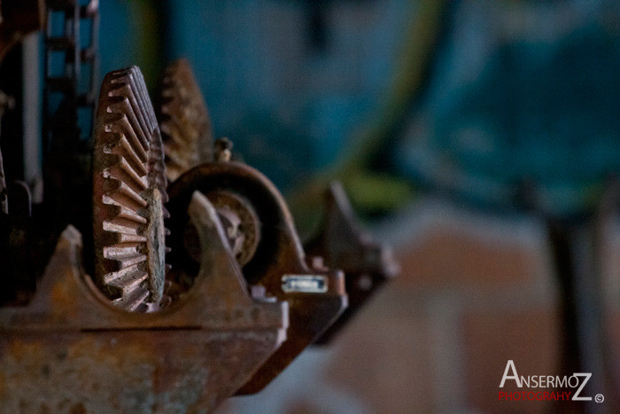 Urban exploration in the Canadian Malting Plant, abandoned factory in Montreal