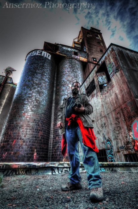 Urban exploration in the Canadian Malting Plant, abandoned factory in Montreal