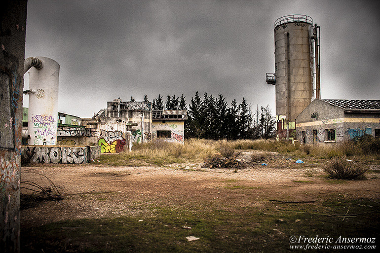 L’usine abandonnée de Canet dans l’Hérault (France)