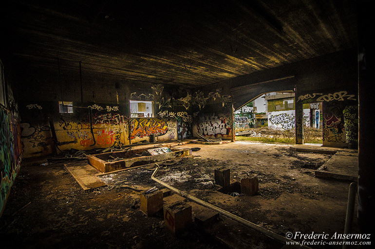 The abandoned factory of Canet in Herault (France)