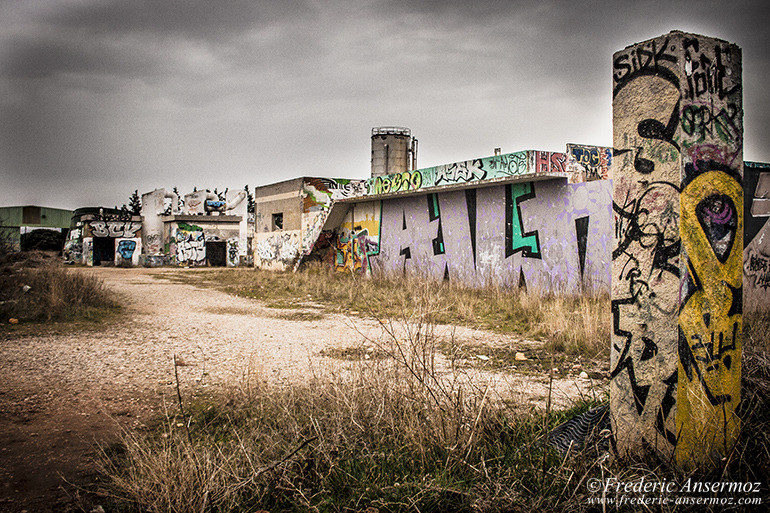 The abandoned factory of Canet in Herault (France)