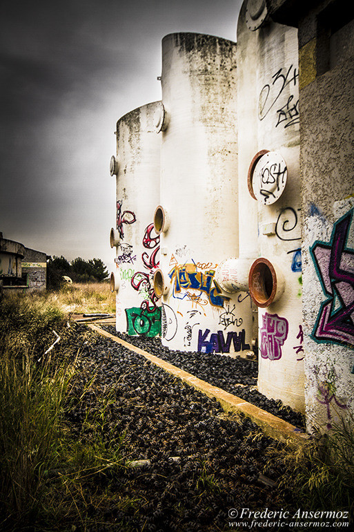 The abandoned factory of Canet in Herault (France)