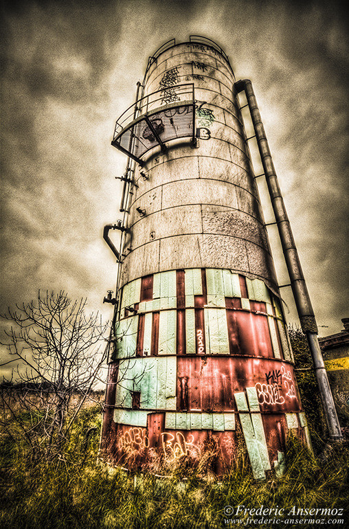 The abandoned factory of Canet in Herault (France) The abandoned factory of Canet in Herault (France)