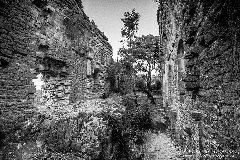 Viviourès Castle, known as the Roquette Castle, in south of France.