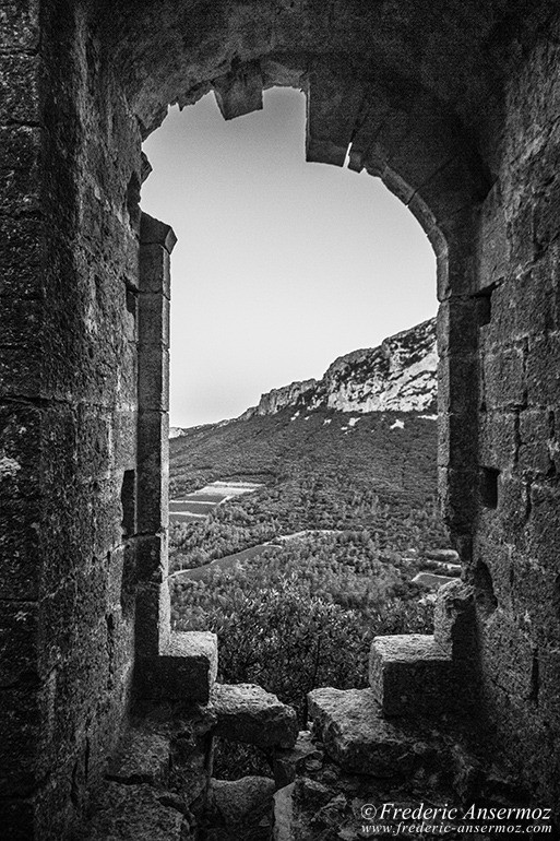 Viviourès Castle, known as the Roquette Castle, in south of France.