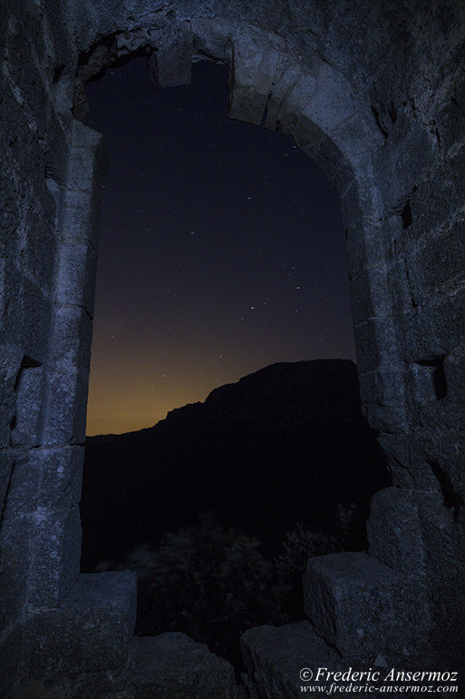 Viviourès Castle, known as the Roquette Castle, in south of France.