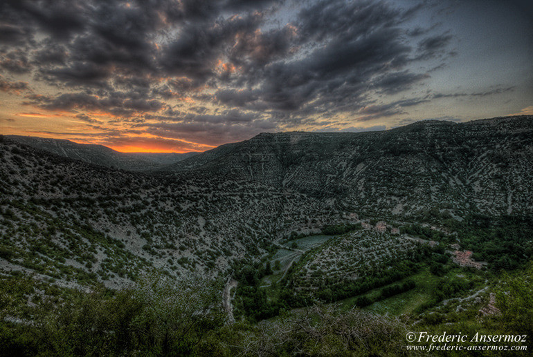 The Cirque de Navacelles in South of France