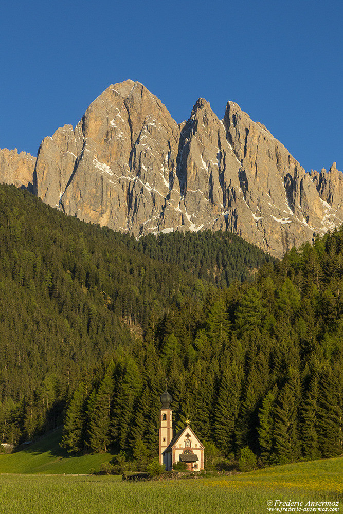 Dolomites Val Di Funes, Italie