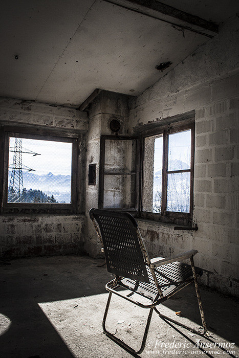 Ferme abandonnée en Suisse