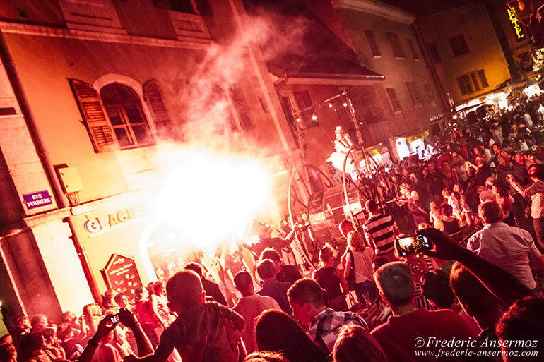 Fête des Noctibules à Annecy, France