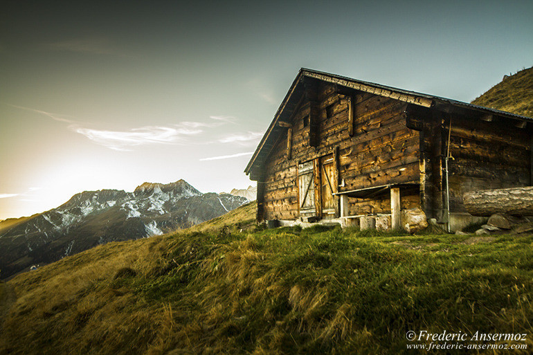 Glacier Fiescher, Valais, Suisse