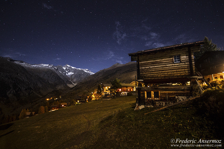 Glacier Fiescher, Valais, Suisse