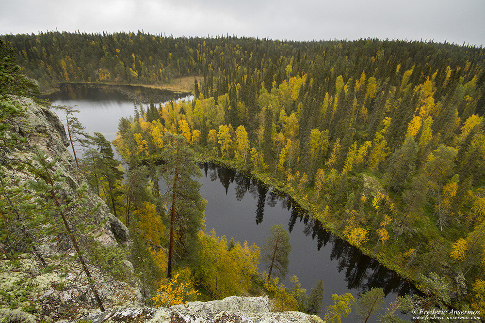 Aventojoki river near Ristikallio, Oulanka National Park
