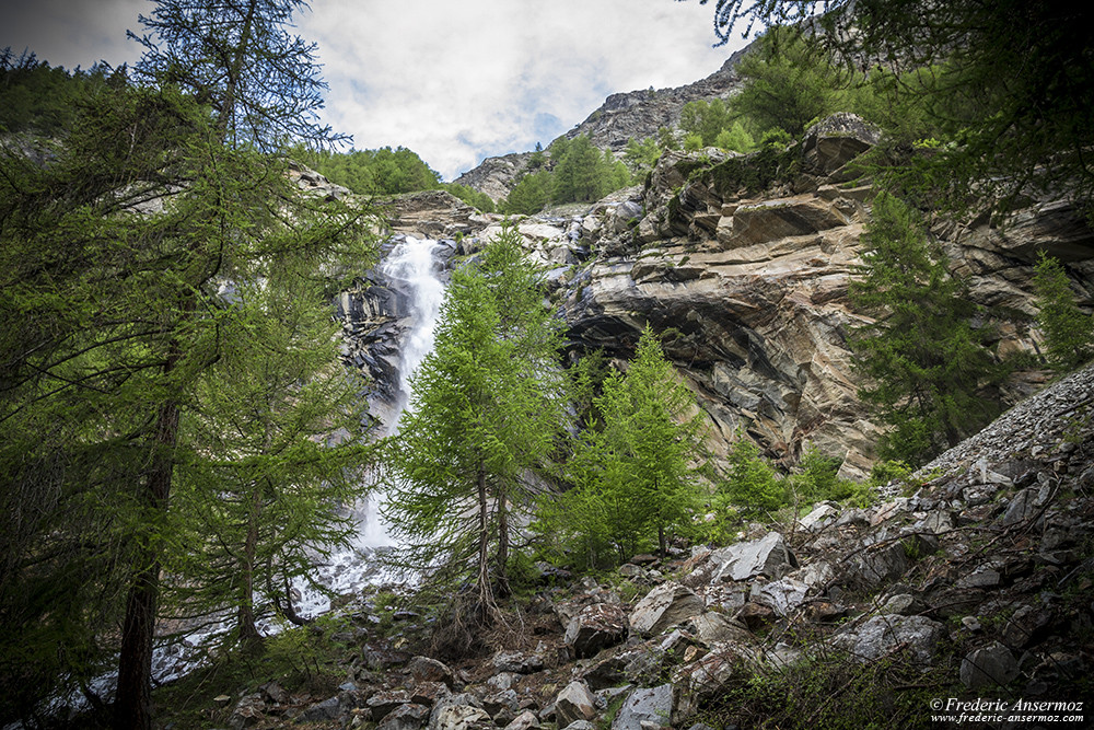 Cascade Grand Paradis, torrent du Grand Loson