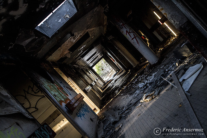 Abandoned former Boucanet hospital of Grau du Roi