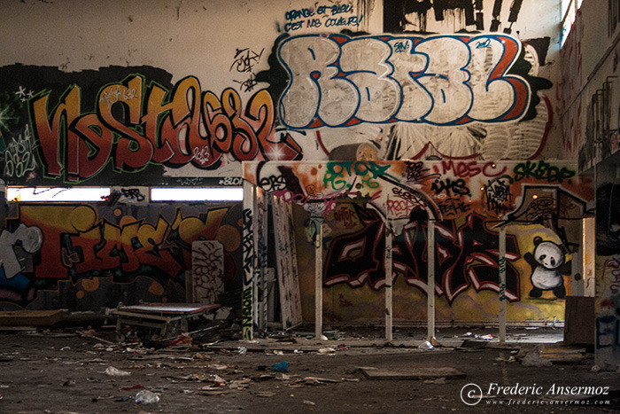 Abandoned former Boucanet hospital of Grau du Roi