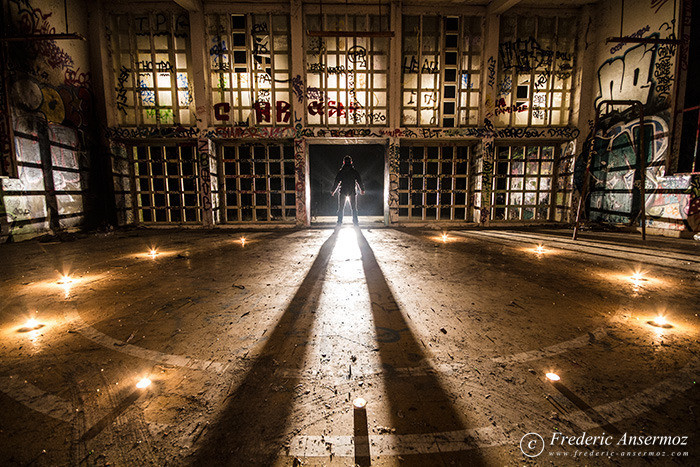 Abandoned former Boucanet hospital of Grau du Roi