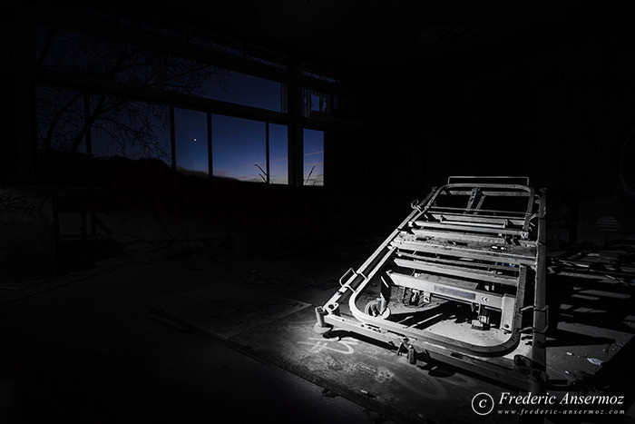 Ancien hôpital abandonné du Boucanet, au Grau du Roi