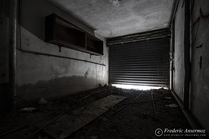 Abandoned former Boucanet hospital of Grau du Roi