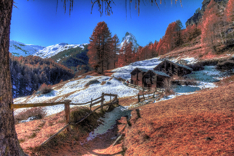 Switzerland matterhorn hdr