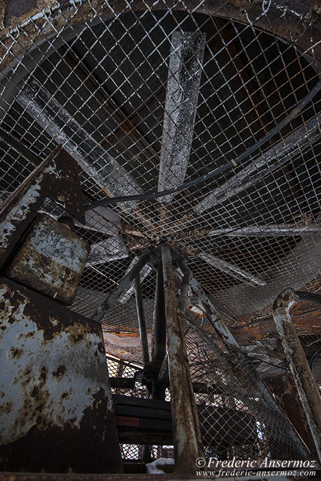 The abandoned incinerator Des Carrières of Montreal