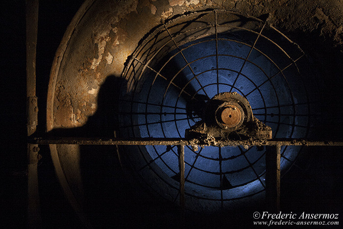 The abandoned incinerator Des Carrières of Montreal