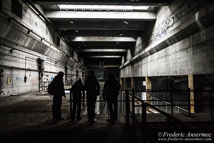 The abandoned incinerator Des Carrières of Montreal