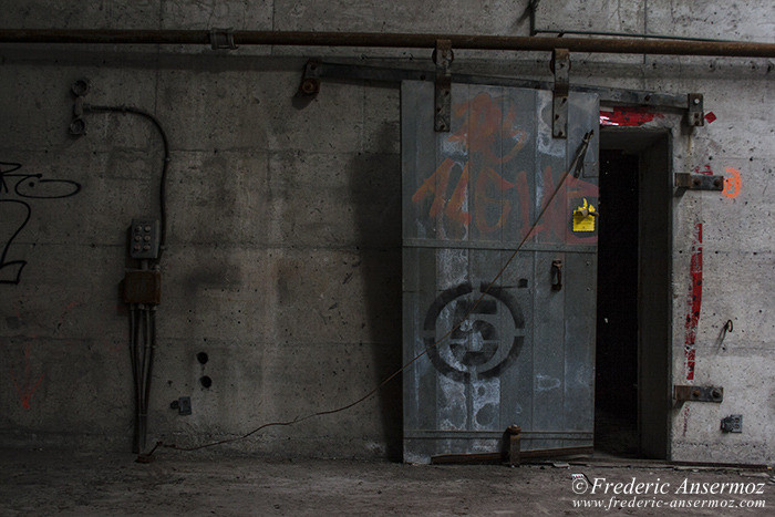 The abandoned incinerator Des Carrières of Montreal